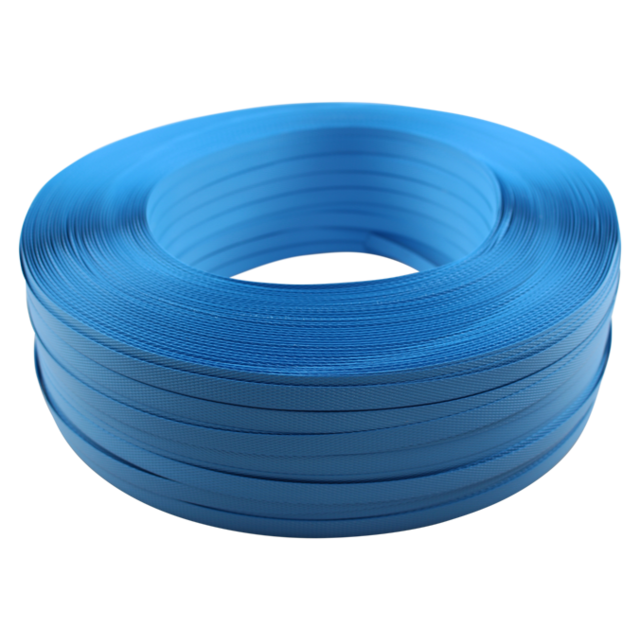 Omsnoeringsband, PP, 12mm, 1000m, blauw 1