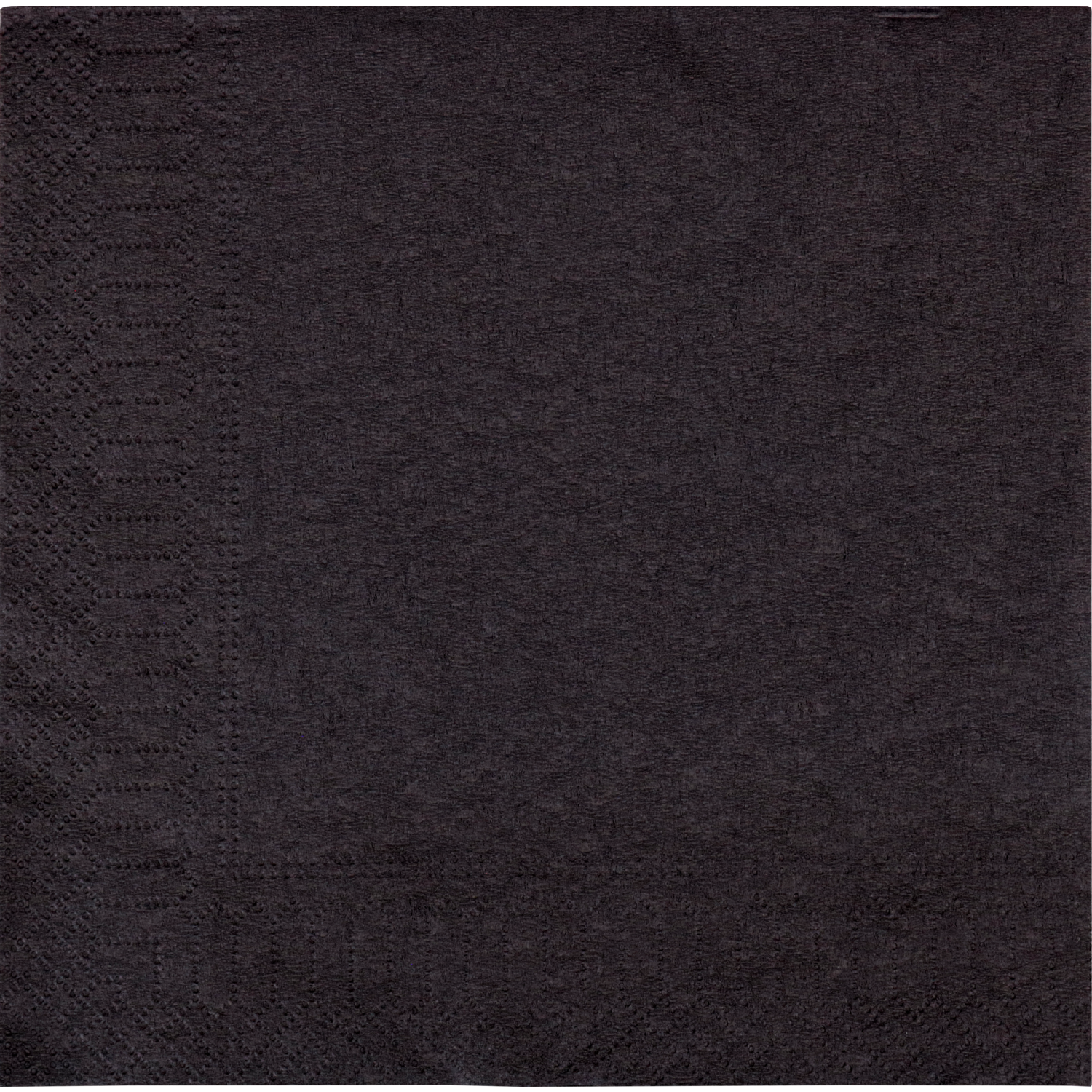 Servet, papier, 2-laags, 33x33cm, zwart 1