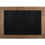 Krijtbord, hout, 80x60cm, bruin