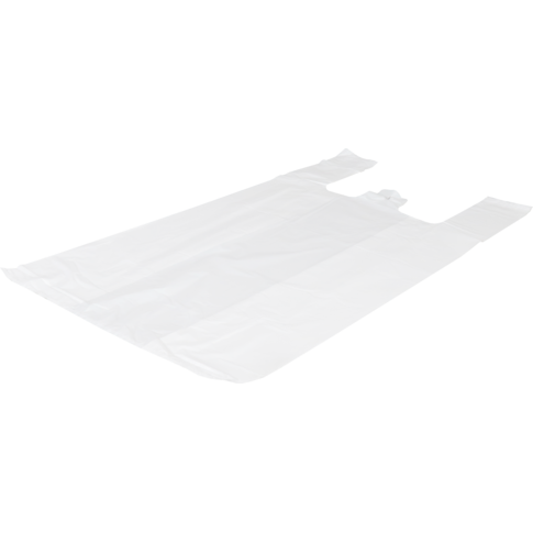 Top Quality Tas, HDPE, 30x 10x60cm, hemddraagtas, wit