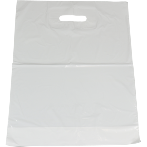 Alternative view of Tas, LDPE, dKT, 37x 10x45cm, draagtas, wit