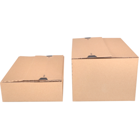 SendProof® Postpakketdoos, A5, golfkarton, 229x164x115mm, hoogte verstelbaar, zelfklevende strip, bruin - Afbeelding 6
