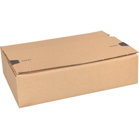 SendProof® Postpakketdoos, A5, golfkarton, 229x164x115mm, hoogte verstelbaar, zelfklevende strip, bruin - Afbeelding 9