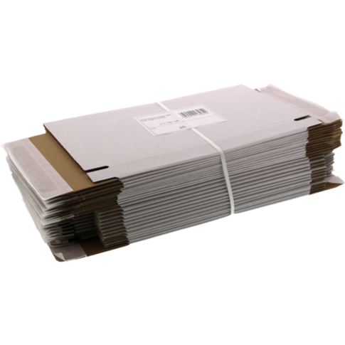 SendProof® Brievenbusdoos, A5, golfkarton, 260x170x28mm, wit - Afbeelding 4