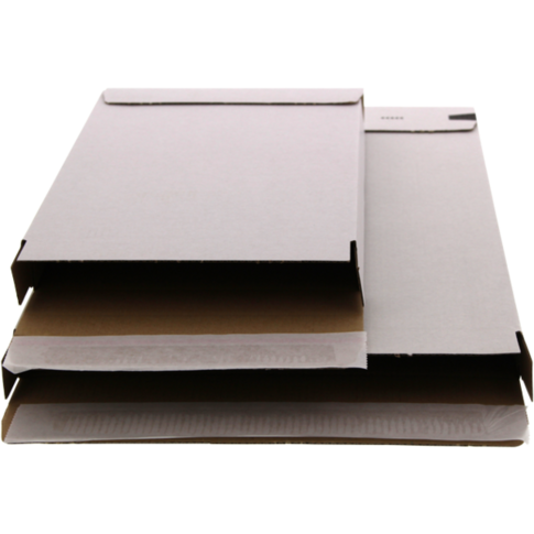 SendProof® Brievenbusdoos, A5, golfkarton, 260x170x28mm, wit - Afbeelding 7