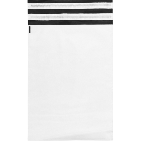 Zak, Verzendzak, Gerecycled LDPE, 25x35cm, 65my, wit