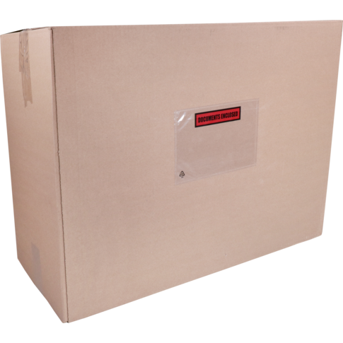 Alternative view of SendProof® Envelop, paklijstenvelop, documents enclosed, 160x122mm, A6/C6, zelfklevend, lDPE, wit/transparant