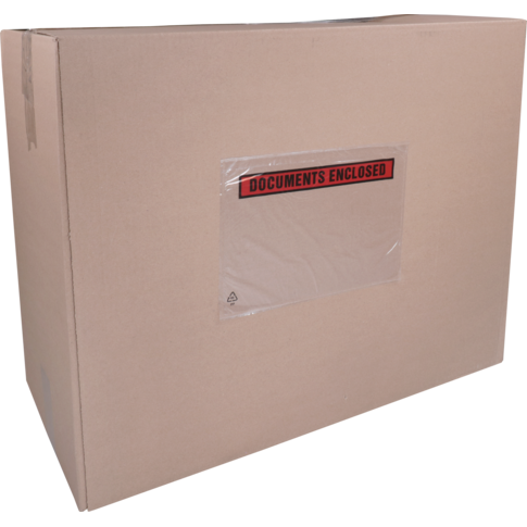 Alternative view of SendProof® Envelop, paklijstenvelop, documents enclosed, 225x165mm, A5/C5, zelfklevend, lDPE, transparant