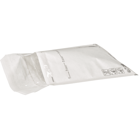 Envelop, luchtkussenenvelop, 220x150mm, C, papier + PE, wit - Afbeelding 3