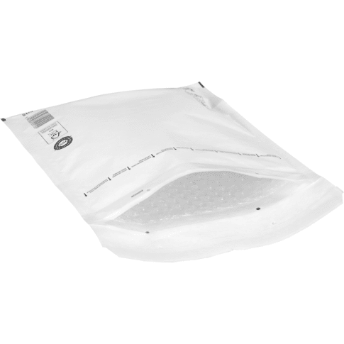 Envelop, luchtkussenenvelop, 265x220mm, E, papier + PE, wit - Afbeelding 3