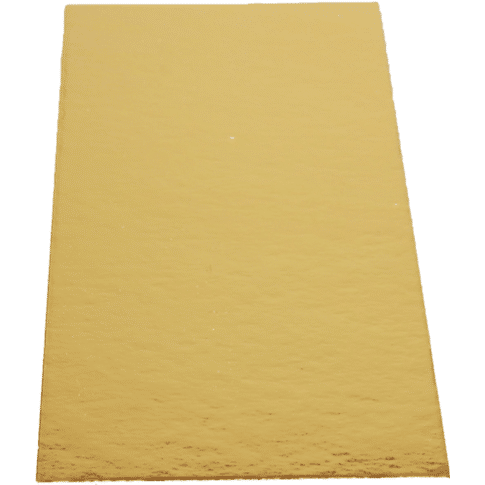 Bodemplaat, 205x85mm, 650gr, rechthoekig, karton + PET, goud/zilver - Afbeelding 3