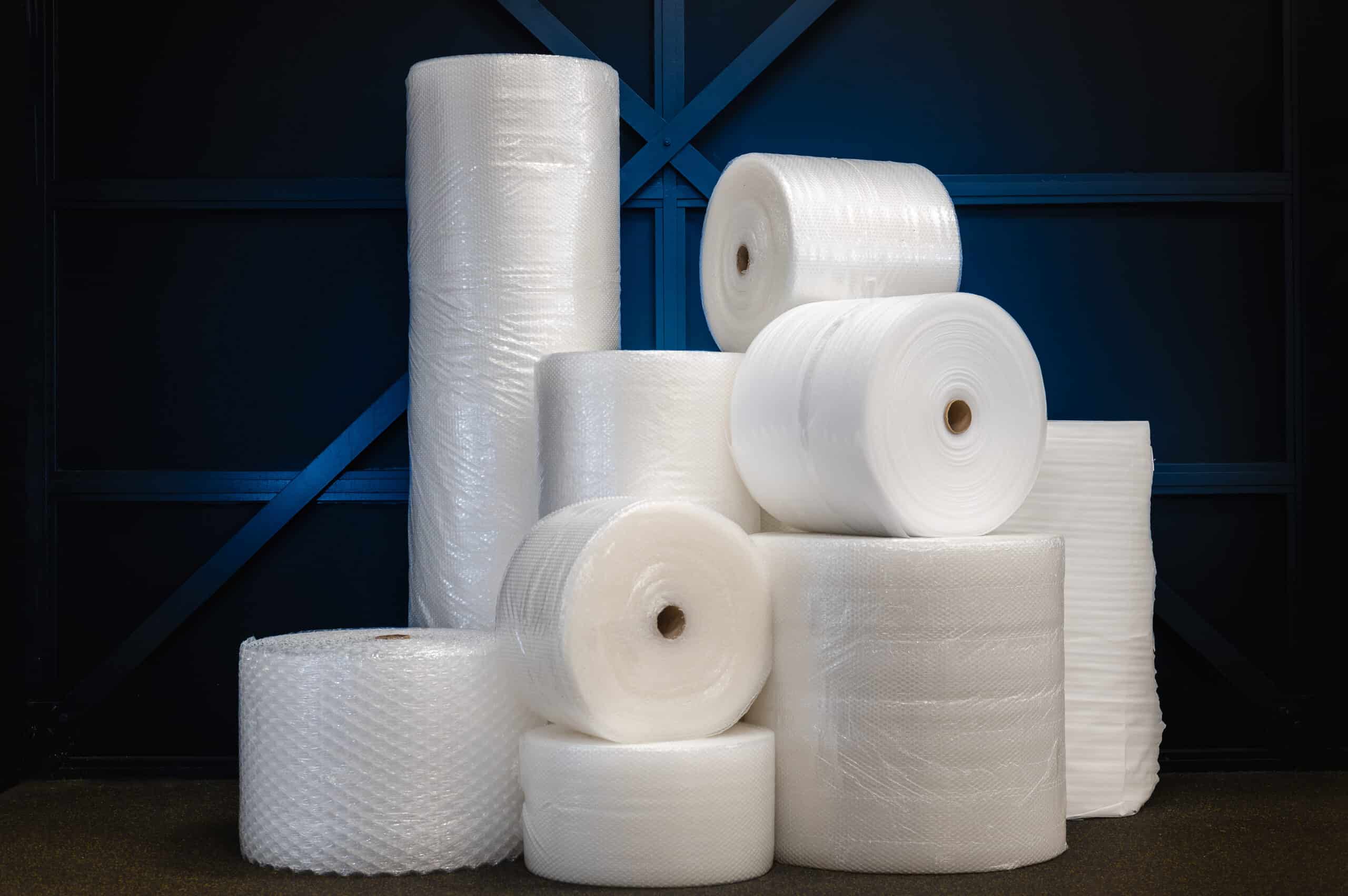 Luchtkussenfolie 120cm x 150m LDPE 80my 4mm transparant - Afbeelding 2