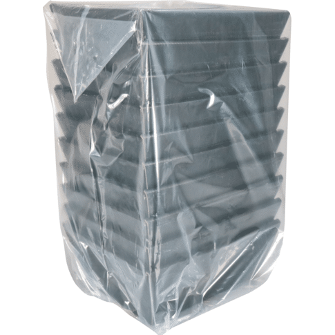 Geschenkmand golfkarton zwart 26x21x10cm - Afbeelding 5