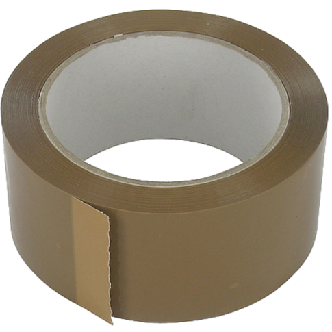 SendProof®, Dozensluittape, PP, 50mm, 66m, bruin - Afbeelding 3